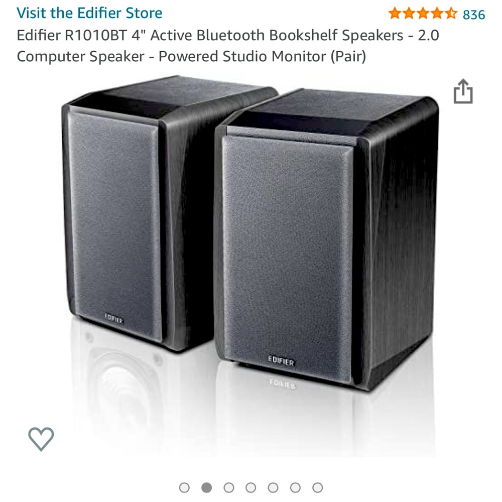 Edifier R1010BT 4" Active Bluetooth Bookshelf Speakers